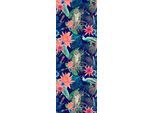queence Vinyltapete »Ilya«, bedruckt-Motiv-gemustert-Meer-Strand-naturalistisch, 90x250cm, selbstklebend, kinderleichte...