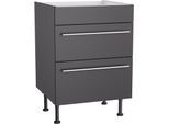 OPTIFIT Kochfeldumbauschrank »Bern2«, Breite 60 cm, Kochfeldumbauschrank, 2 Auszügen, 1 feste Blende
