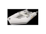 Aqua Marina Deluxe Schlauchboot 4 Personen 277x150cm mit Hochdruck-PVC-Gewebe Reparaturset Handpumpe Sitzbank Transporttasche Paddel Weiß