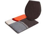 my home Badematte »Belio«, rutschhemmend beschichtet, fussbodenheizungsgeeignet-schnell trocknend-strapazierfähig, Badematte, Badteppich, Badematten auch als 2 tlg. Set erhältlich, bunt