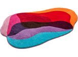Grund Badematte »KARIM RASHID CONCEPT 21«, rutschhemmend beschichtet, fussbodenheizungsgeeignet, bunte Badematte mit abstraktem Design