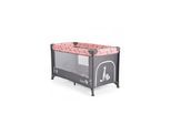 Moni Reisebett, Laufstall Safari Matratze Sichtfenster Seiteneingang Tragetasche rosa pink