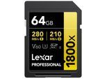 Lexar Professional Gold 1800x SD - 280MB/s - 64GB
