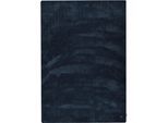Hochflor-Teppich TOM TAILOR HOME "Shaggy Teppich Cozy", blau (petrol), B:65cm H:25mm L:135cm, Polyester, Teppiche, Hochflor-Teppich, Uni Farben, auch in Pastell Farben, weich & kuschelig