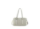 Schultertasche "Handwerk", Mädchen, Gr. B/H/T: 30cm x 18cm x 8cm onesize, beige, Leder, COLLEZIONE ALESSANDRO, Taschen Schultertasche, aus echtem Leder