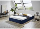 Polsterbett "Osaka", blau (königsblau), B:145cm L:205cm, Bezug: Glanzvelours 100% Polyester, Polsterung: Polsterwatte 100% Polyester, Gestell: Holzwerkstoff, WESTFALIA SCHLAFKOMFORT, Betten, Polsterbett, auch ohne Matratze erhältlich oder in H2,H3 und H4 erhältich