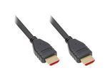 HDMI 2.1 Kabel Good Connections, Ultra-High-Speed, bis 8K/UHD-2, vergoldete Kontakte, Länge 1 m, schwarz