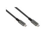 USB 4.0 Lade/-Datenkabel Good Connections, USB-C an USB-C, Leistung 240 W, bis 40 Gbit/s, Länge 0,5 m, schwarz