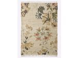 Teppich HEINE HOME Gr. 1, bunt (natur, bunt), B:60cm H:5mm L:90cm, Baumwolle, Jute, Polyester, Viskose, Teppiche, Teppich