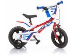 Dino Kinderfahrrad "Mountainbike 12 Zoll" 1 Gang mit Stützrädern, Frontschild und coolen Schutzblechen