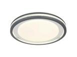LED-Deckenleuchte Terpsa Grau/Weiß max. 30 Watt Deckenlampe