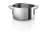 Kochtopf EVA SOLO "Steel Line", silber (silberfarben), H:12,5cm Ø:20cm, Töpfe, Kochtopf