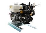 Hochdruck Membranpumpe mit Benzinmotor Honda GX 270 - Pumpe Comet APS 71