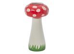 RICE Handbemalte Pilz Keramik Vase, Höhe 30, Ø 15 cm