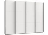 Schwebetürenschrank WIMEX "Level by fresh to go", weiß, B:300cm H:236cm T:65cm, Schränke, Schwebetürenschrank, mit Synchronöffnung