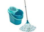 Leifheit Bodenreinigungsset , Kunststoff , 12 l , ergonomischer Griff, rutschfester Griff, hohe Saugfähigkeit, kabellos , Haushalt & Kleinelektro, Reinigung, Bodenwischer & Fensterwischer