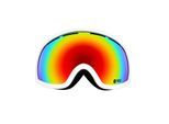 YEAZ Ski- Snowboardbrille rot/weiß PEAK