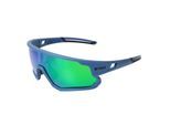YEAZ Sport-Sonnenbrille Cyan Blue/Green SUNRISE