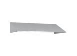 Schrägdachaufsatz für C+P Schliessfachschrank Resisto, Neigung von 26°, B 1148 x T 540 x H 230 mm, Stahl, lichtgrau RAL 7035