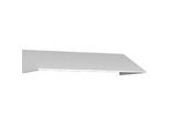 Schrägdachaufsatz für C+P Schliessfachschrank Resisto, Neigung von 26°, B 1148 x T 540 x H 230 mm, Stahl, verkehrsweiss RAL 9016