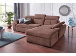 exxpo - sofa fashion Ecksofa »Salerno, inkl. Kopf- und Armteilverstellung, elegant & bequem, L-Form«, wahlweise mit Bettfunktion und Bettkasten, tolle Detailverarbeitung