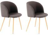Kayoom Stuhl »Celina 210 2er-Set, Polsterstuhl, Sitzfläche aus Schaumstoff«, (Set), 2 St., bequem, zeitlos, Hingucker in...