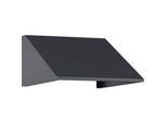 Schrägdachaufsatz für C+P Schliessfachschrank Resisto, Neigung von 26°, B 396 x T 540 x H 230 mm, Stahl, anthrazitgrau RAL 7016