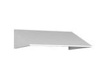 Schrägdachaufsatz für C+P Schliessfachschrank Resisto, Neigung von 26°, B 772 x T 640 x H 230 mm, Stahl, verkehrsweiss RAL 9016