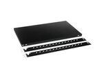 Fachboden für Grundregal/Anbauregal ORDO Business, höhenverstellbar, Stärke 40 mm, Tragkraft bis 140 kg, B 750 x T 800 x H 40 mm, Stahl, schwarz