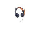 Logitech Zone Learn On Ear Wired Headset for Learners USB-C - headphones with mic - replacement