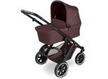 ABC Design Kinderwagenset , Beere , Metall , 63x118x95.5 cm , EN 1888 , 5-Punkt-Gurt, Gurtschoner, Sitz umsetzbar, Sportsitz mit verlängertem Verdeck , Baby on Tour, Kinderwagen, Kombikinderwagen