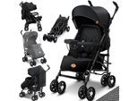 KIDIZ® Kinderwagen City-Pro Buggy Kinderbuggy klappbar Liegebuggy Sportwagen Faltbar 360° 6-Zoll-Rädern Inkl. Moskitonetz , Fußsack und Regenverdeck zusammenklappbar Schlaffunktion