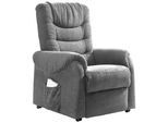Fernsehsessel Nino Dunkelgrau Nylon/Struktur