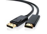 CSL DisplayPort zu HDMI Audio- & Video-Kabel, DP Monitor Kabel mit Audioübertragung - 5m