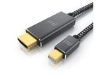 Primewire 4k Mini Displayport 1.4 zu Hdmi 2.0 Kabel - Mini DP Adapter - 4k@60Hz - Thunderbolt 1-2 - Audio und Video - für MacBook, Surface Pro, Lenovo - 2m