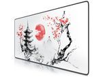 Titanwolf XXL Speed Gaming Mauspad Titanwolf Schwarz 900 x 400mm, XXL Mousepad, Tischunterlage Large Size, verbessert Präzision und Geschwindigkeit
