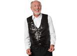 tectake® Pailletten-Weste Herren