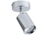Xxxl Strahler , Chromfarben , Metall , 13.5x8 cm , RoHS , Lampen & Leuchten, Leuchtenserien