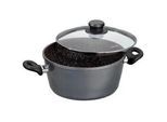 Stoneline Kochtopf , Grau , Metall , 1,5 l , Kochgeschirr, Töpfe, Kochtöpfe
