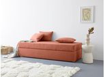Polsterliege MAINTAL "Diana", orange (terra), B:83cm L:203cm, Komplettbetten
