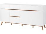 Sideboard MCA FURNITURE "Cervo", weiß (weiß matt), B:193cm H:95cm T:40cm, MDF, Sideboards, Sideboard, Breite ca. 193 cm