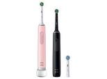 2 Oral-B Pro 3 3900 Duo Elektrische Zahnbürsten