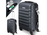 KESSER® Reisekoffer Hartschalen-Koffer Inkl. Kofferwaage + Gepäckanhänger Trolley Gepäck Rollkoffer Zahlenschloss 4 Rollen ABS-Hartschale Teleskopgriff