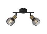 Globo Strahler , Schwarz , Metall , 8x14x22 cm , verstellbare Spotlights , Lampen & Leuchten, Innenbeleuchtung, Spots & Strahler, Deckenspots