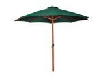vidaXL Sonnenschirm Grün 258 cm