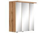 Spiegelschrank WELLTIME "Ravenna", braun (eichefarben), B:60cm H:68cm T:20cm, Schränke, Spiegelschrank, Breite 60 cm