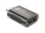 USB 3.2 Adapter Good Connections, USB-C an USB-A, Leistung 60 W, bis 5 Gbit/s, Metall, anthrazit