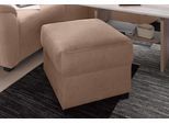 Polsterhocker SIT & MORE "Pandora", braun, B:58cm H:45cm T:58cm, Luxus-Microfaser ALTARA NUBUCK (100% Polyester);Luxus-Microfaser (100% Polyester);Luxus-Microfaser (100% Polyester), Hocker, Polsterhocker