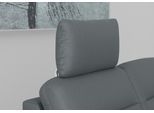 Sofa-Kopfstütze SIT & MORE "Mellum", grau (dunkelgrau), B:50cm H:25cm T:12cm, 100% Polyester, Kopfstützen