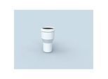 Bertrams Polyline EW Kesselanschluss 40KA60-110 DN 110, Einsteckende Muffe 60-110